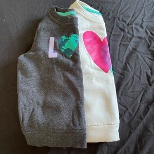SOLD***BUNDLE cat & jack pullover sweat shirts